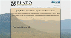 Desktop Screenshot of flatorealtyadvisors.com